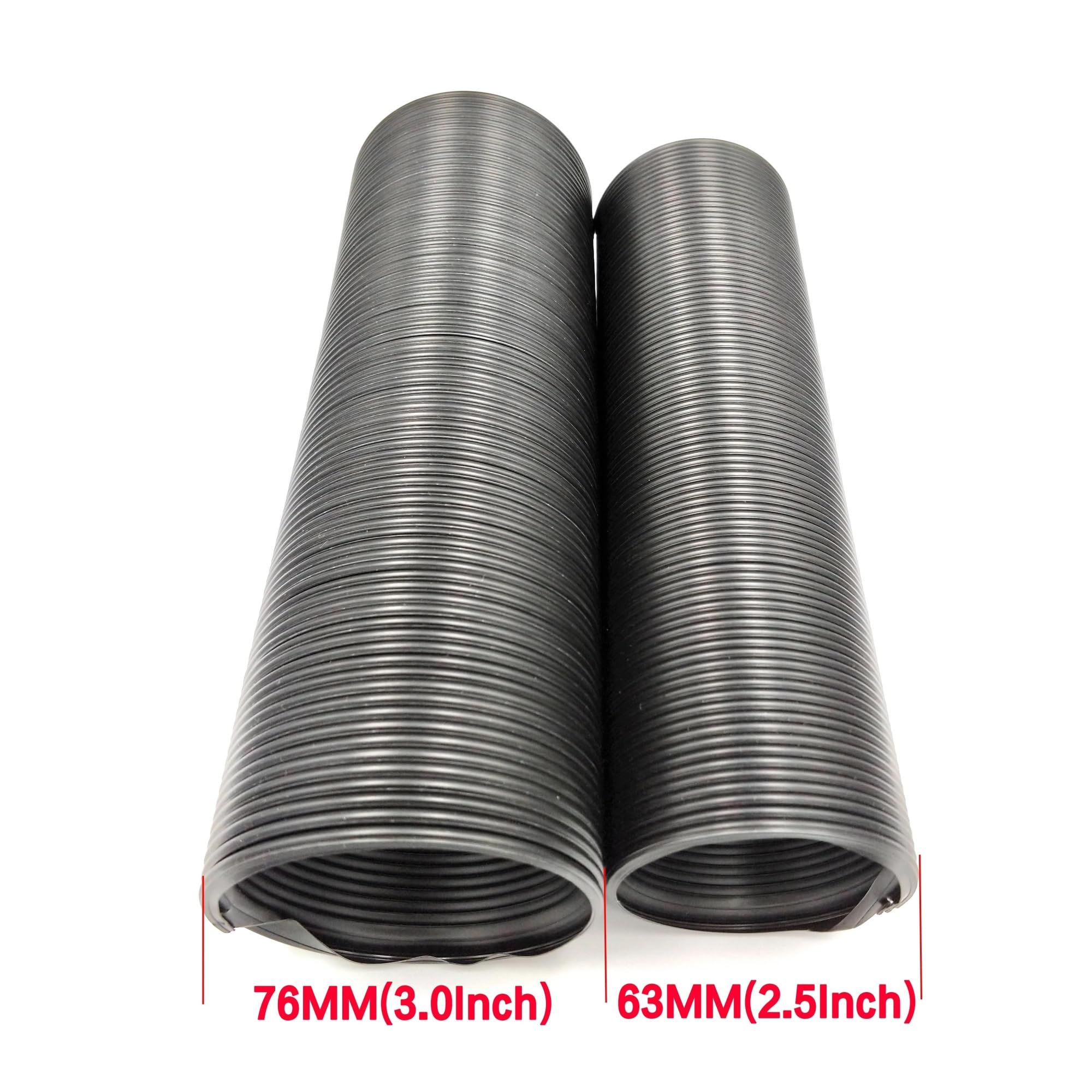 Für Most Lufteinlassrohr intakes 76mm/63mm cold universal flexible inlet...