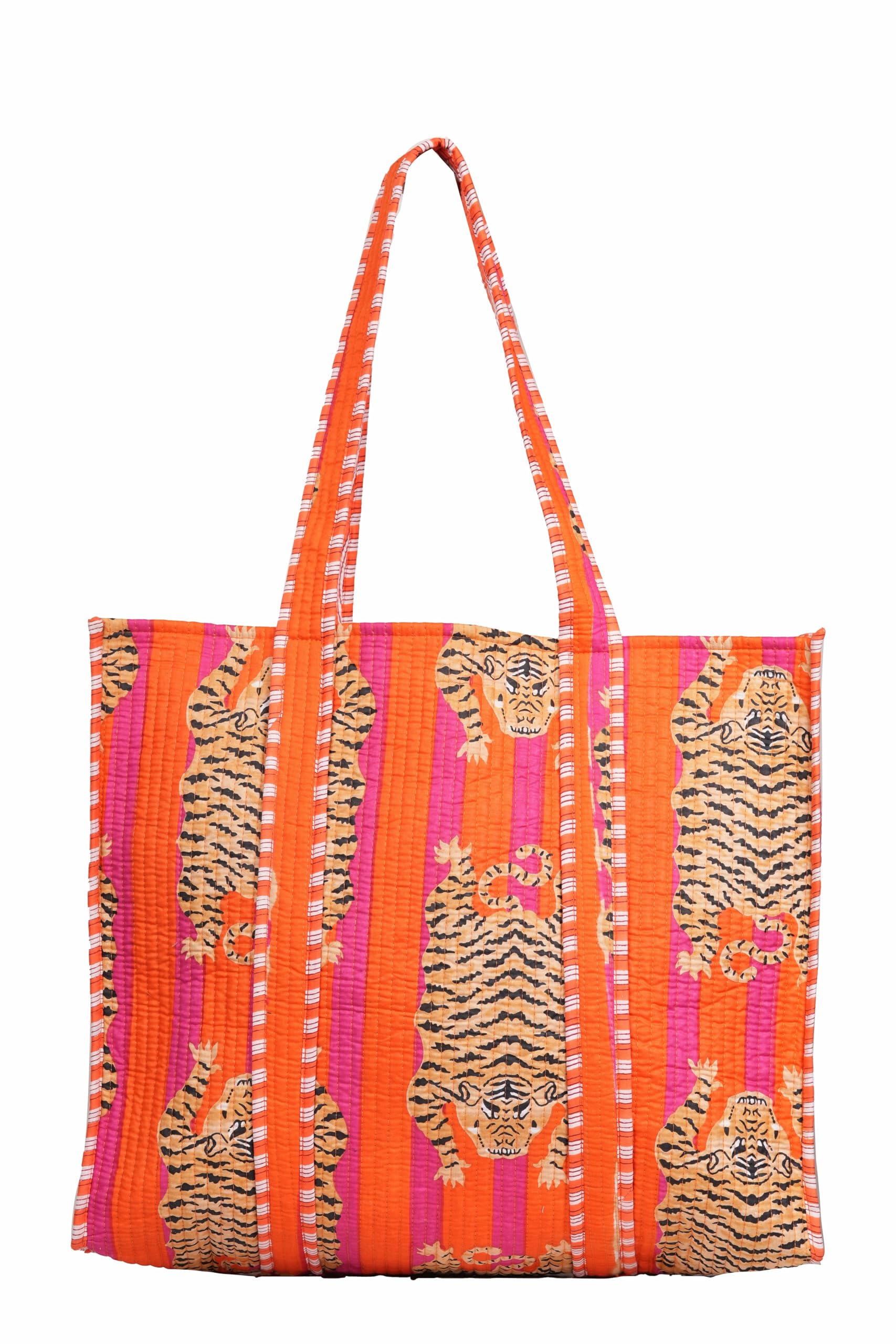 INDACORIFY Wholesale Shopping Bag Beautiful Print Cotton Quilted Market Shopping Grocery Beach Bag Baho Shoulder Bag Gift for Her pattern-8