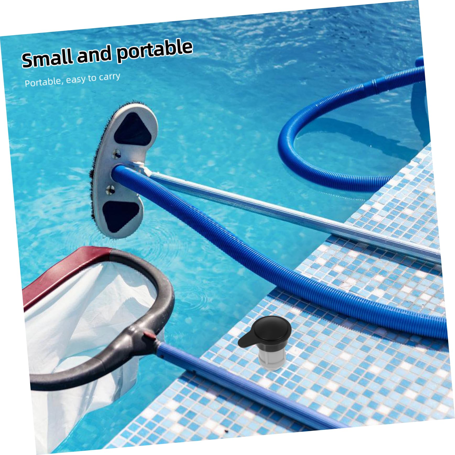 5 Stück Pool-Ersatz Teile Ventil Schwimmbad klein Luft im Freien freigeben oberirdischer Pool Plastik