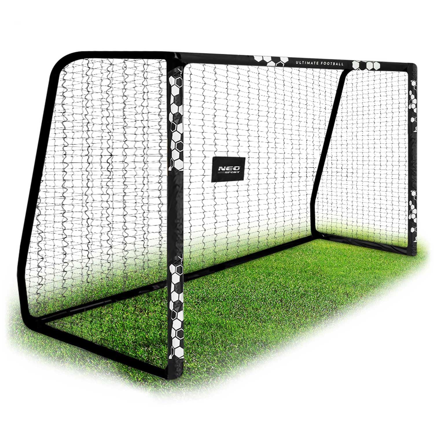 Neo-Sport Bramka Do Piłki Nożnej Dla Dzieci i Dorosłych Z Pokrowcem Na Stelaż 300 x 200 x 120 cm