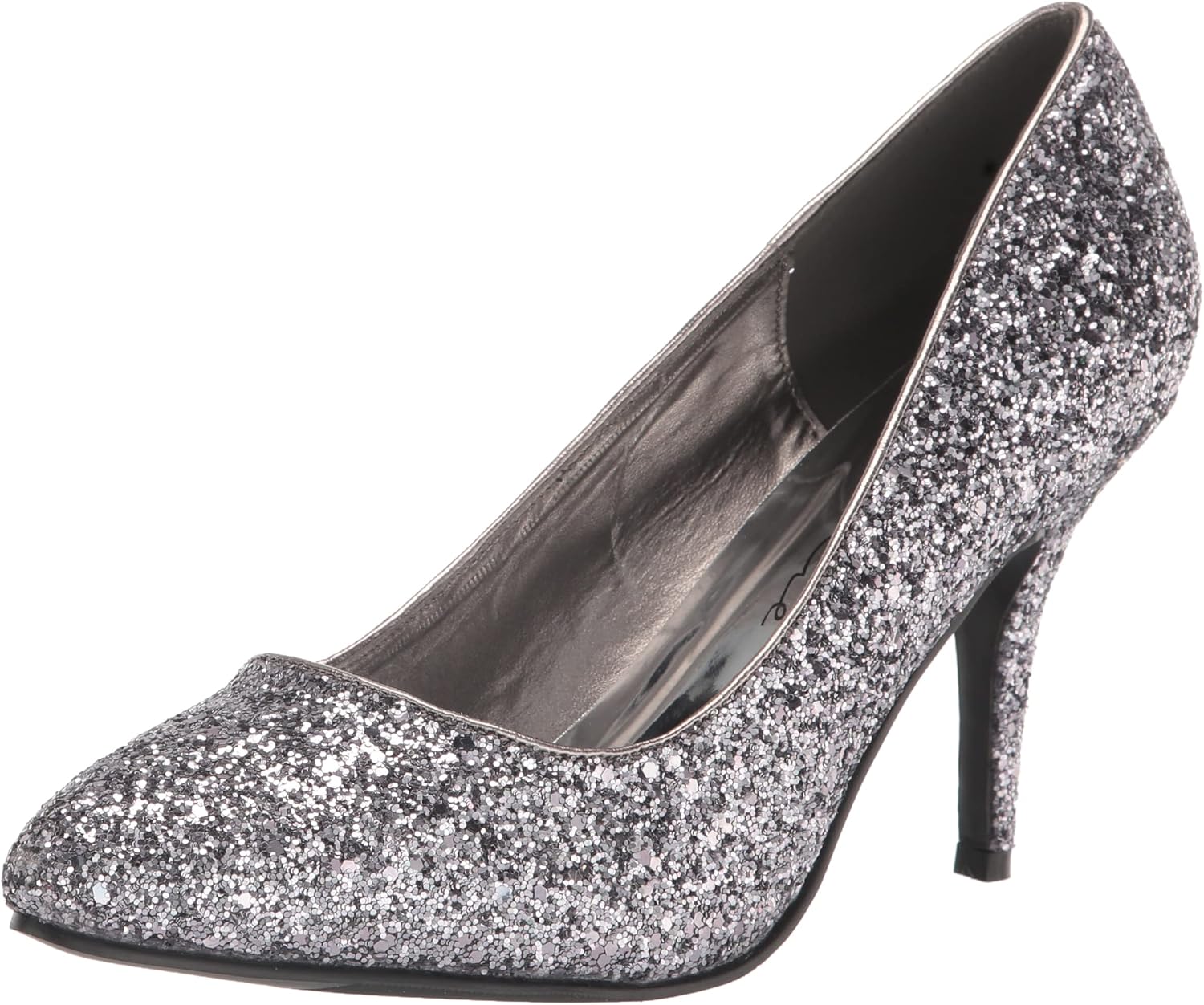 Ellie Shoes Women's 411-SHIMMER Pump, Pewter, 13