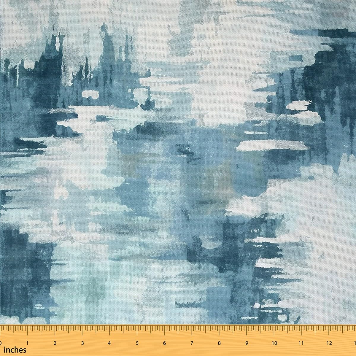 order　FABRIC ③ Amazon.com: Erosebridal Blue Watercolor Fabric by the Yard,Modern