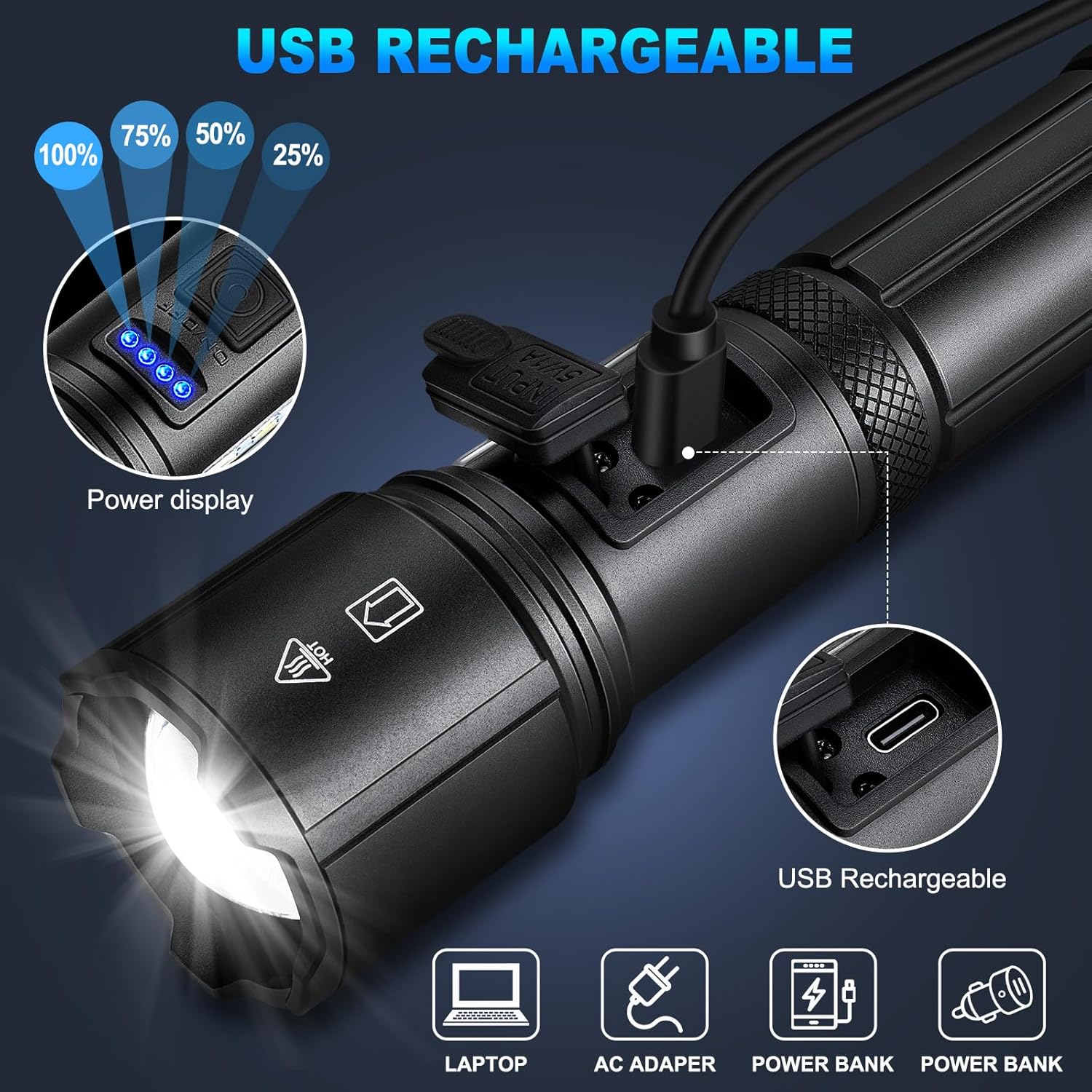 best ca rechargeable flashlight