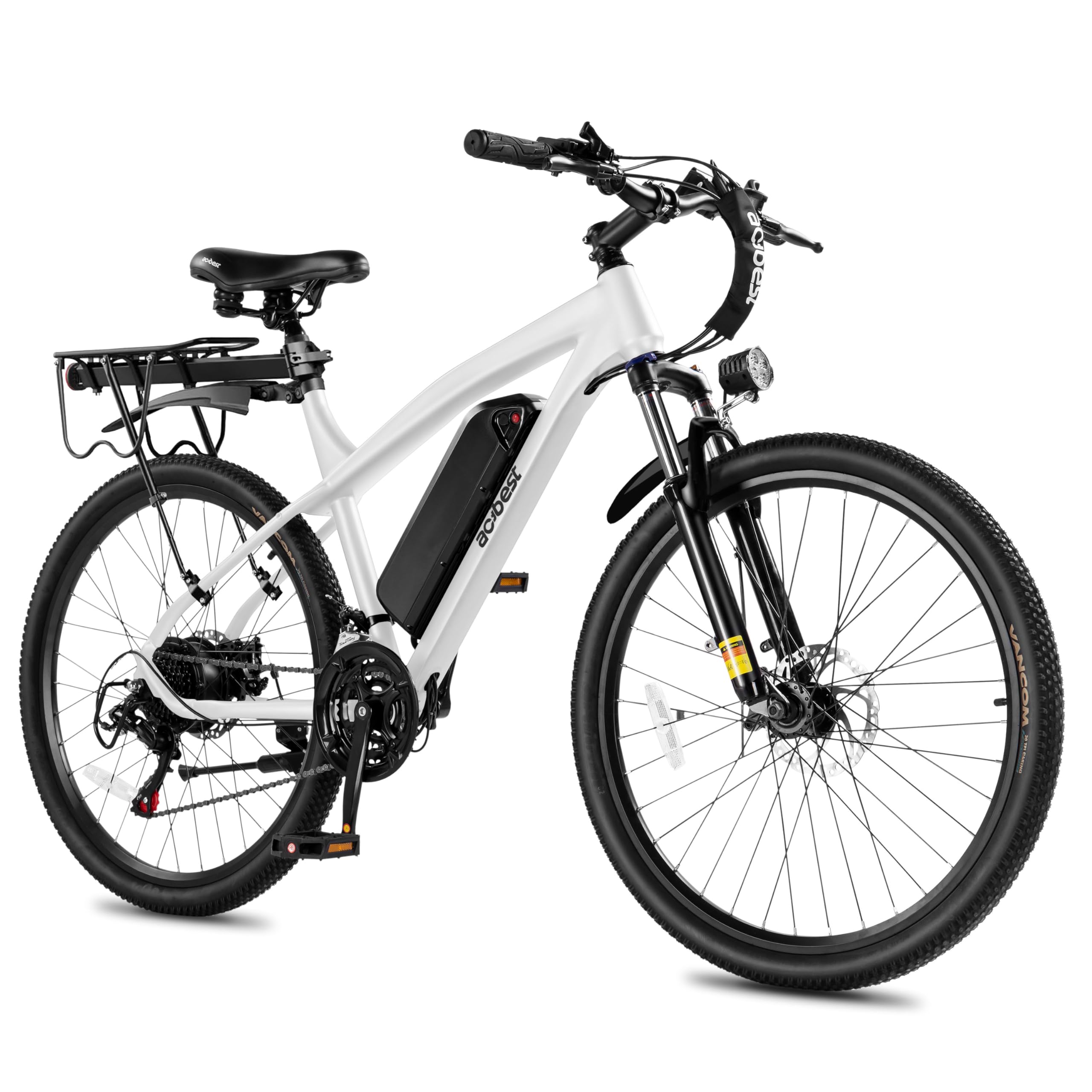 Race 27.5" /26" Electric Bike for Adults，Peak 1200W/1000W，21-Speed Ebike, Up to 28MPH/22MPH, 40-55Miles Commuting Mountain Electric Bicycle with Fork Suspension
