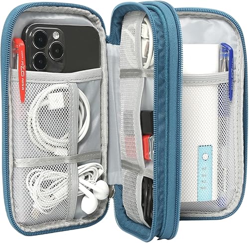 Miniatura 3 de Organizador de artículos electrónicos, estuche de viaje, resistente al agua, organizador de cables, bolsa organizadora de cables para cable, USB,