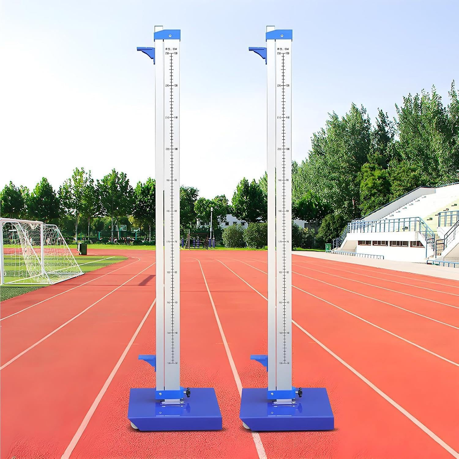 Stojak do skoku wzwyż, regulowana wysokość 30-230 cm/50-260 cm