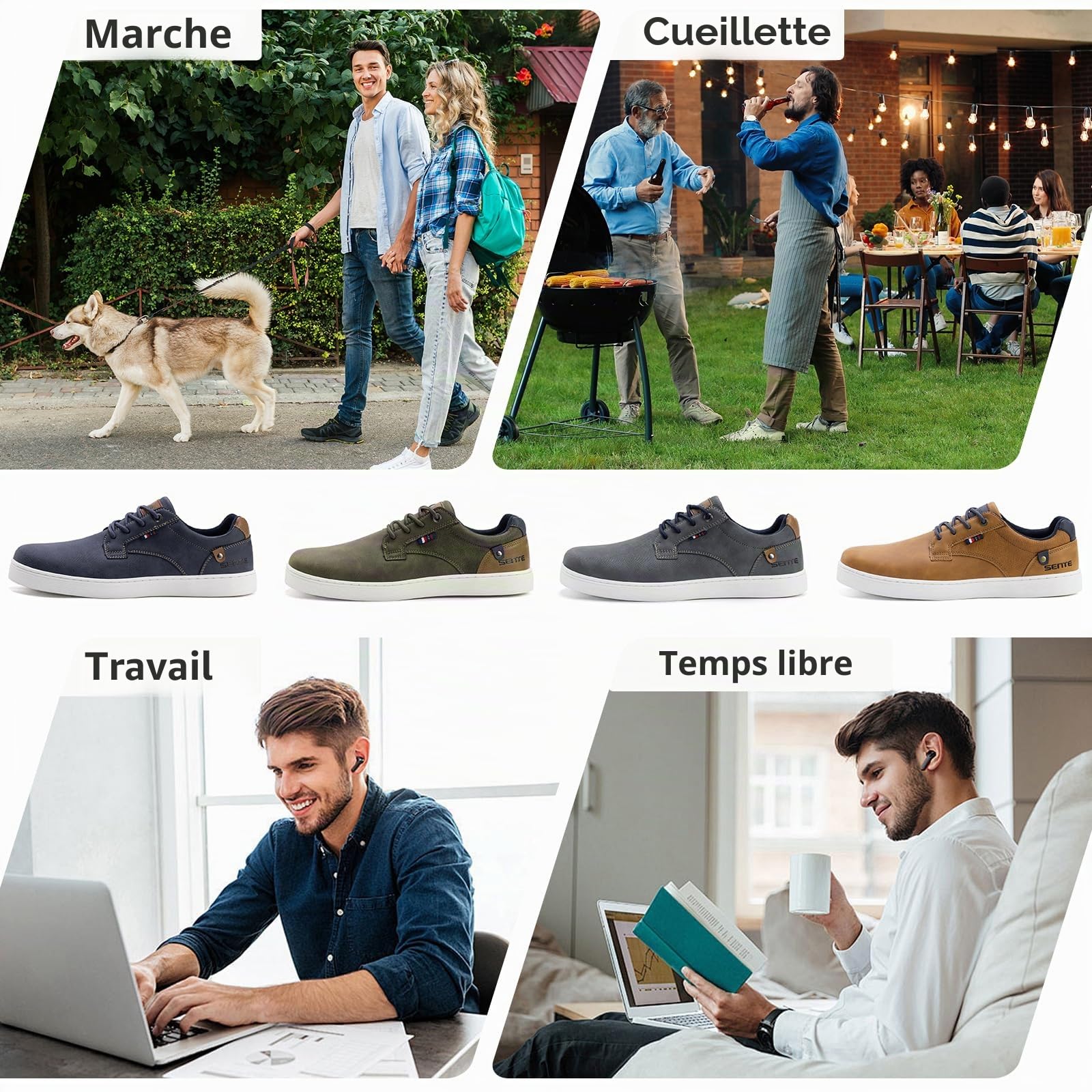 Chaussures Hommes Oxfords Formelles Chaussure Ville pour Homme 41-46EU