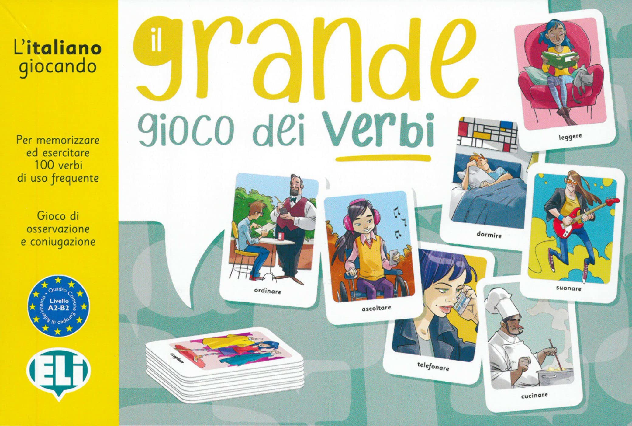 Klett Sprachen GmbH Il Grande gioco dei verbi: 132 Flashcards