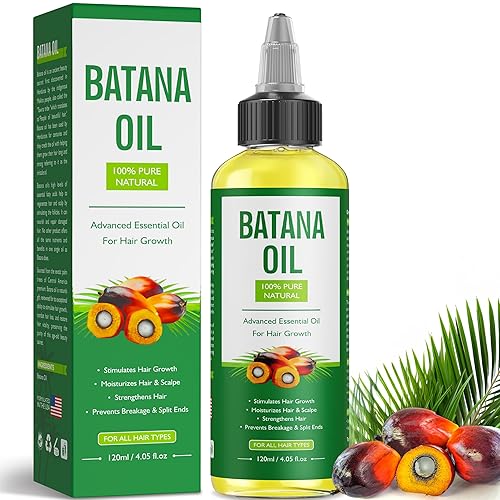 Aceite de batana para el crecimiento del cabello, 100% puro y natural, aceite orgánico para el cabello de Honduras, promueve el grosor del cabello y