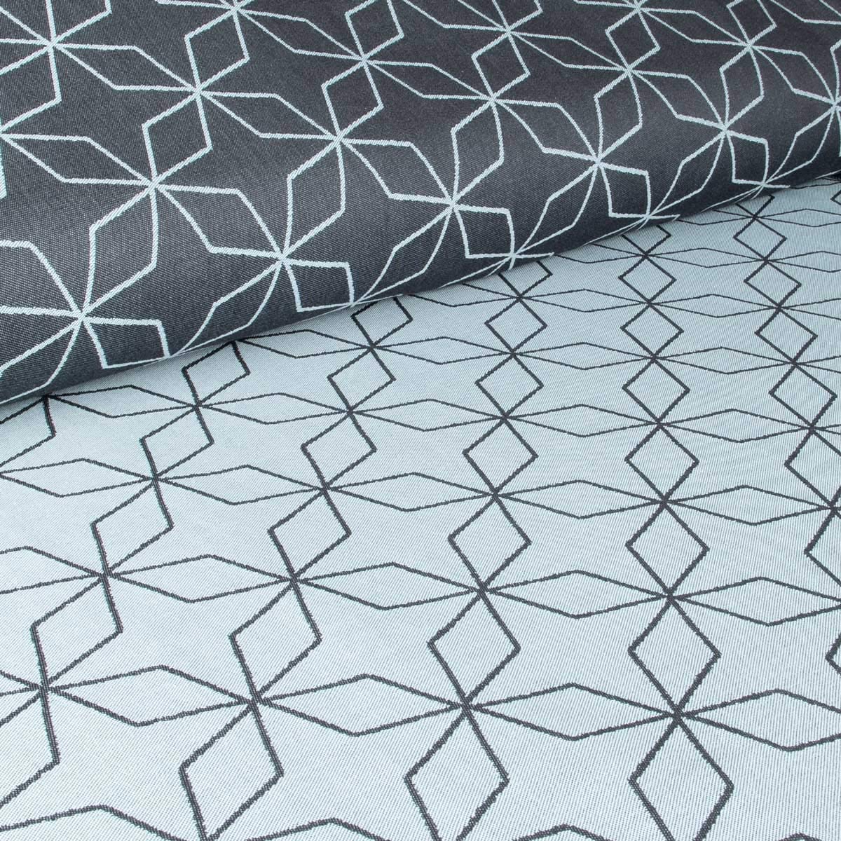 Hoppediz Écharpe de Portage Bébé, nouveau-nés dès la naissance (3-30 kg), 100% coton, Malmö aqua 4,60 m