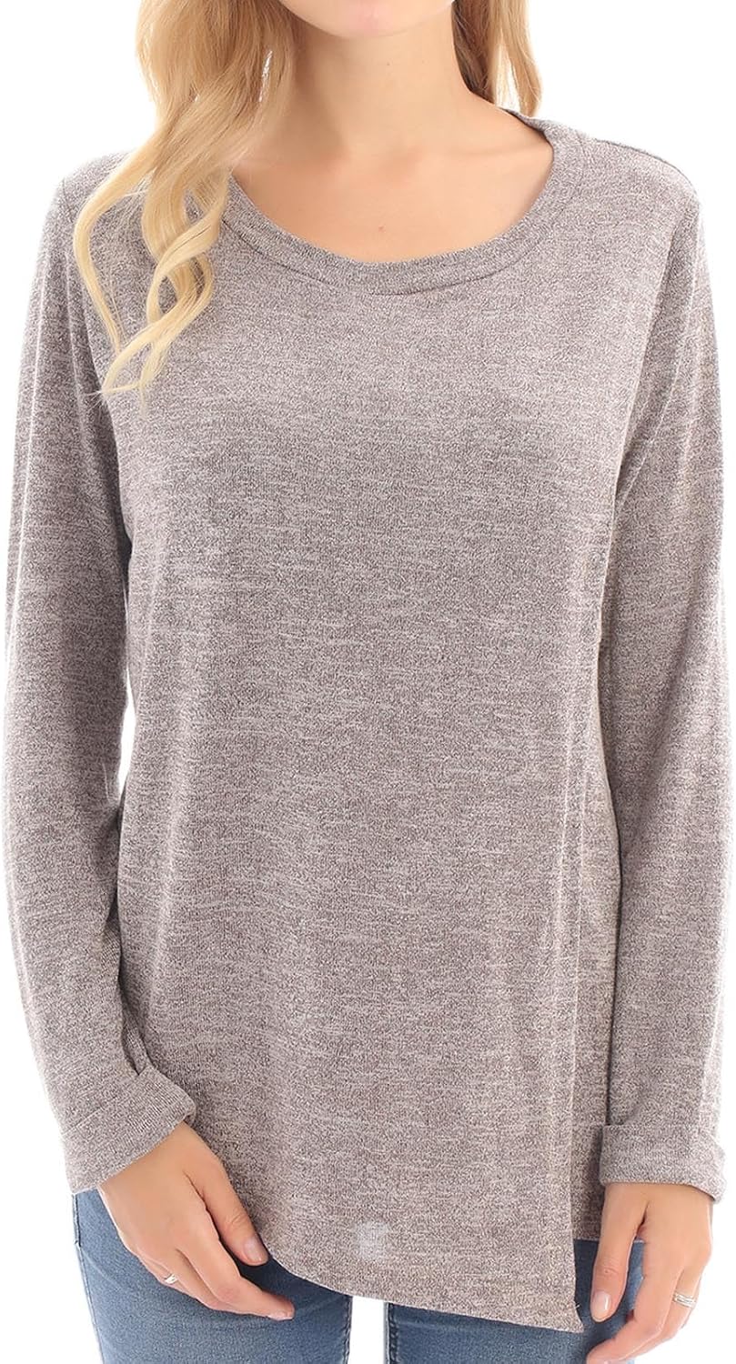 Bearsland Women's Maternity Nursing Tops Long Sleeve Breastfeeding Shirts