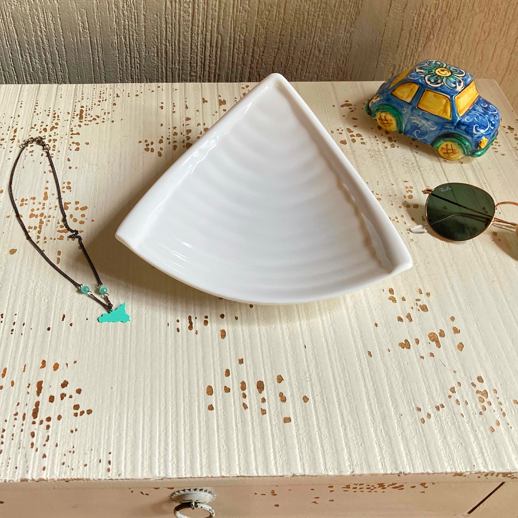 Vide Poche En Cuir,Plateau En Cuir,Valet Plateau,Organisateur De Bureau,Feuilles De Palmier,Stocker Des Bijoux De Montre Clés