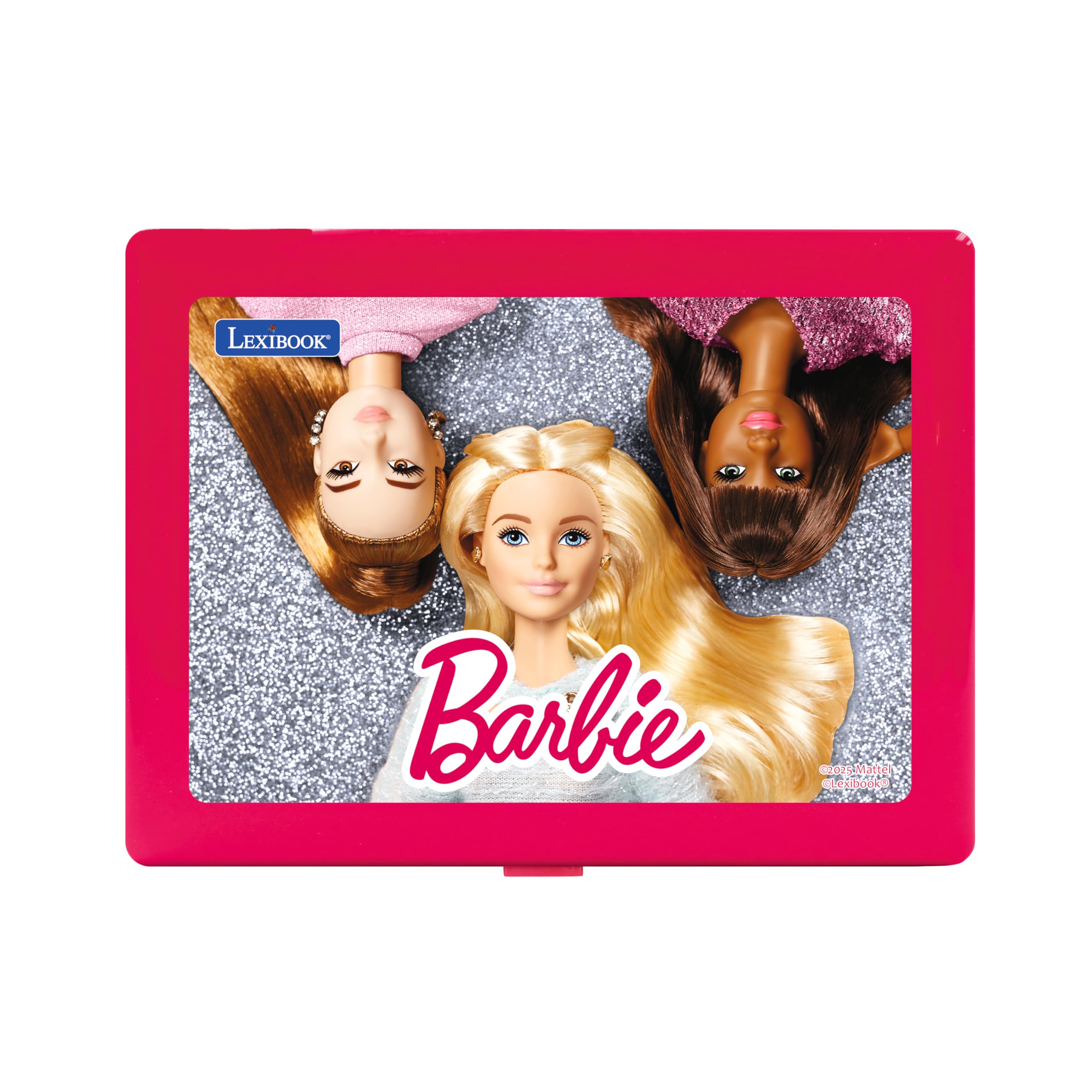 Lexibook Barbie, Laptop educativo e bilingue in inglese/italiano, giocattolo per bambini con 124 attività per imparare, giochi e musica, rosa, JC598BBi5LXB