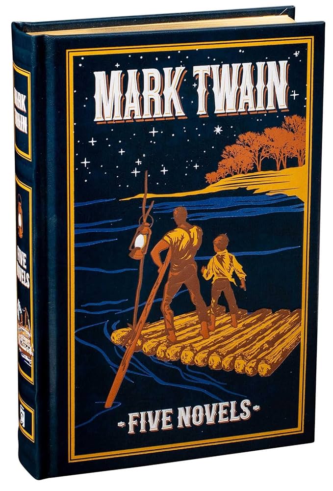 Mark Twain: Five Novels (Leather-bound Classics): Twain