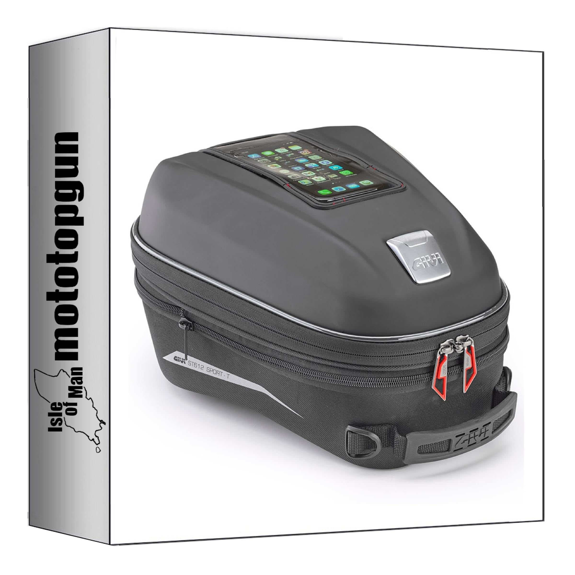 givi tankrucksack st612+ tanklock schwarz 15 lt + träger kompatibel mit ktm 1090 adventure 2017 2018 2019 mototopgun st612+ + bf11