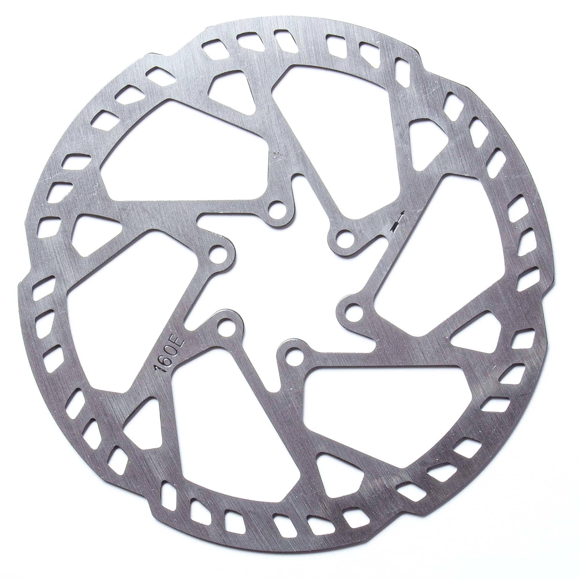 Clarks Cycle Systems CL-01 E-Bike Single Piece Steel 6-Bolt Disc Brake Rotor, Silver, 203mm