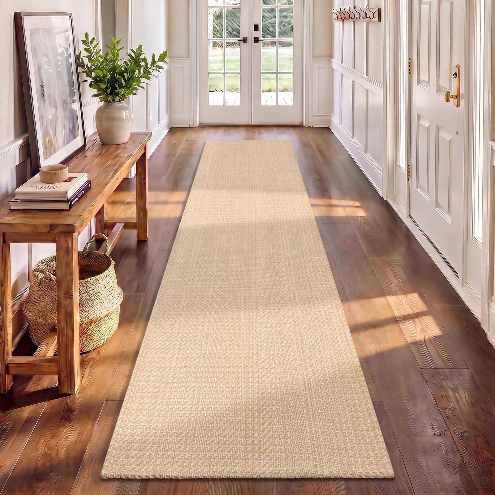 Famibay Hallway Runner Rug 60 x 240 cm Washable Carpet Runner Non Slip