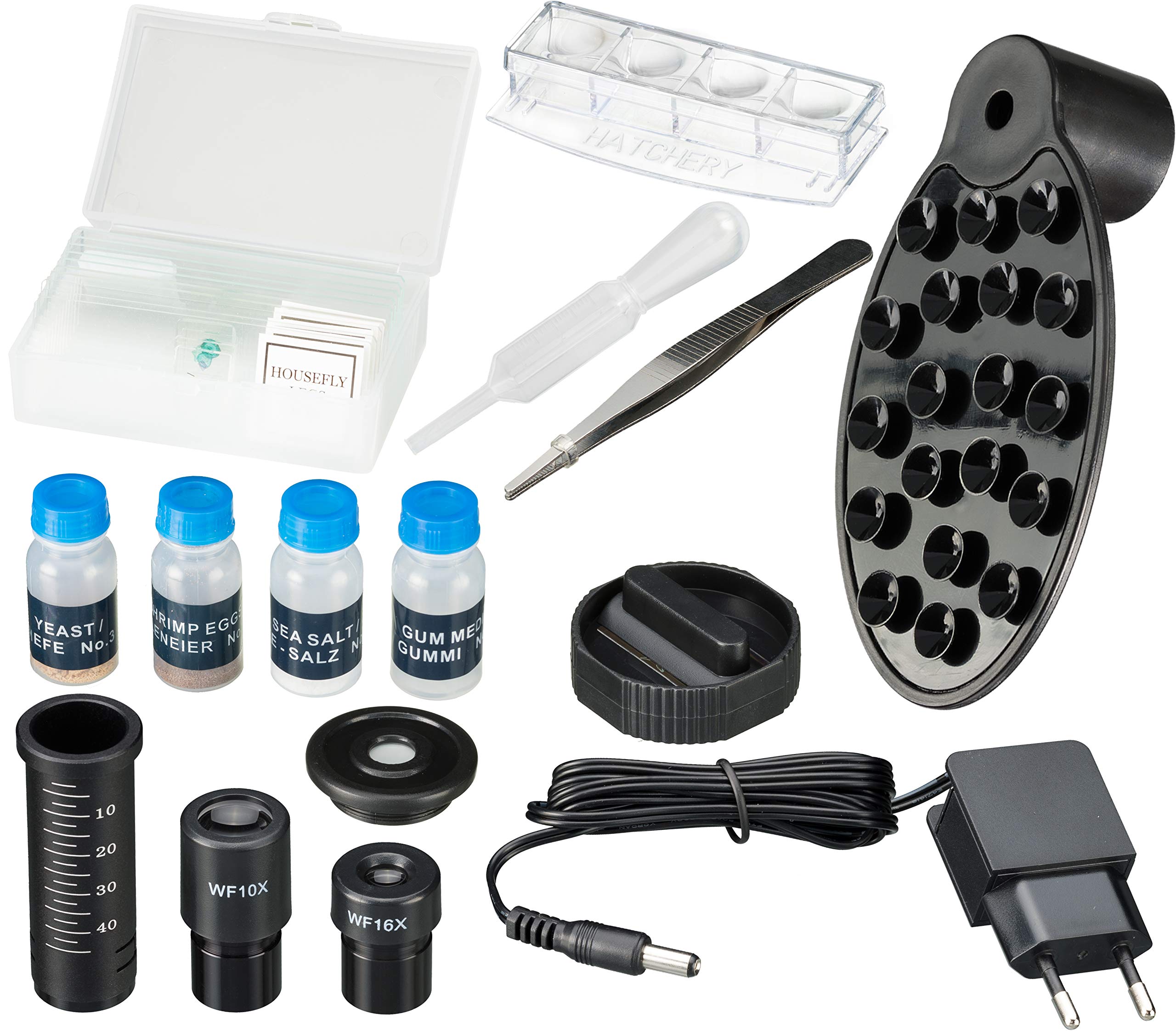 Bresser Microscopio National Geographic 40x-1280x con Soporte para Smartphone