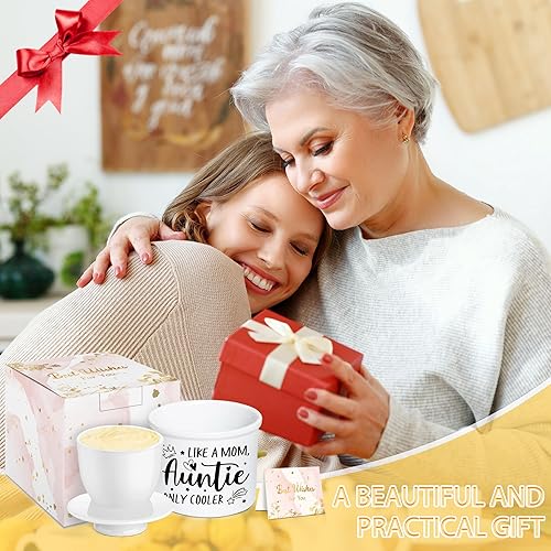 Miniatura 6 de Regalos de Navidad para tía de sobrina, regalos de la mejor tía del mundo, regalos de Navidad para tía de sobrino, corcho de mantequilla francesa