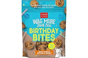 Look Who's Happy Dog Treats Birthday Bites Peanut Butter & Honey