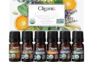 Organic Aromatherapy Essential Oils Set