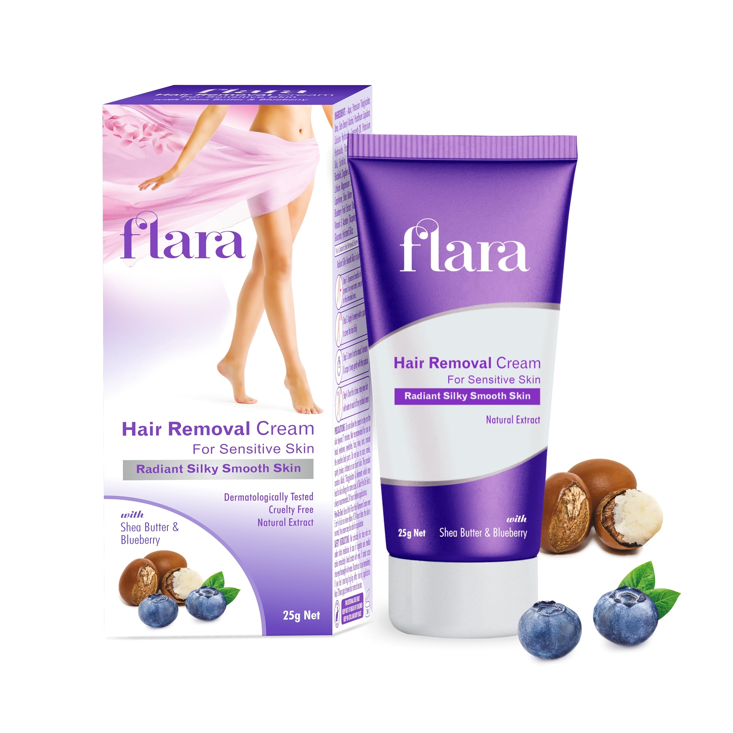 FLARA Hair Removal Cream For Sensitive Skin (25G) - Women-image-19