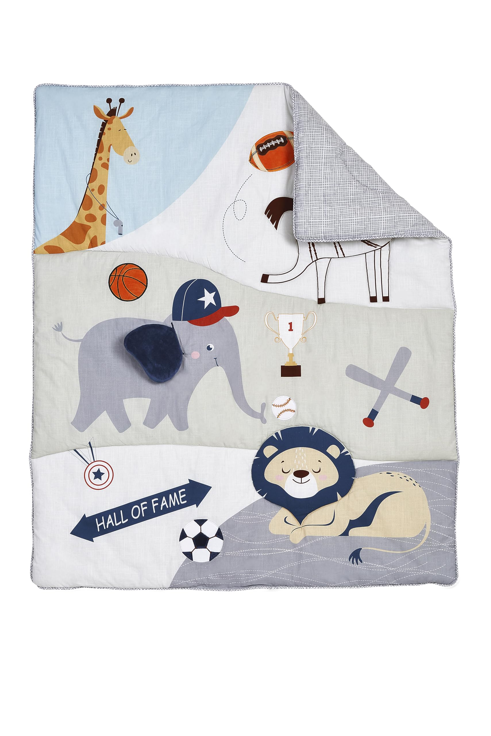 Oxford Baby Zoo Sports - Ropa de Cama para guardería (3 Piezas)
