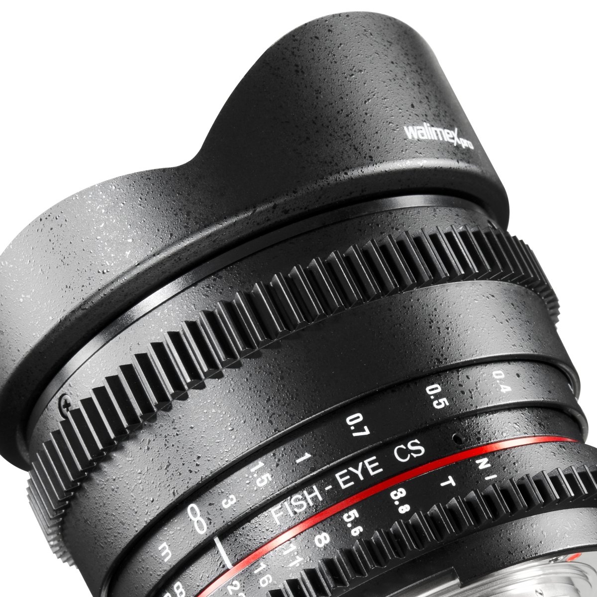 Walimex Pro 8 mm f/3,8 Fish-Eye Foto- und Videoobjektiv (manuelle Fokussierung) für Nikon Objektivbajonett