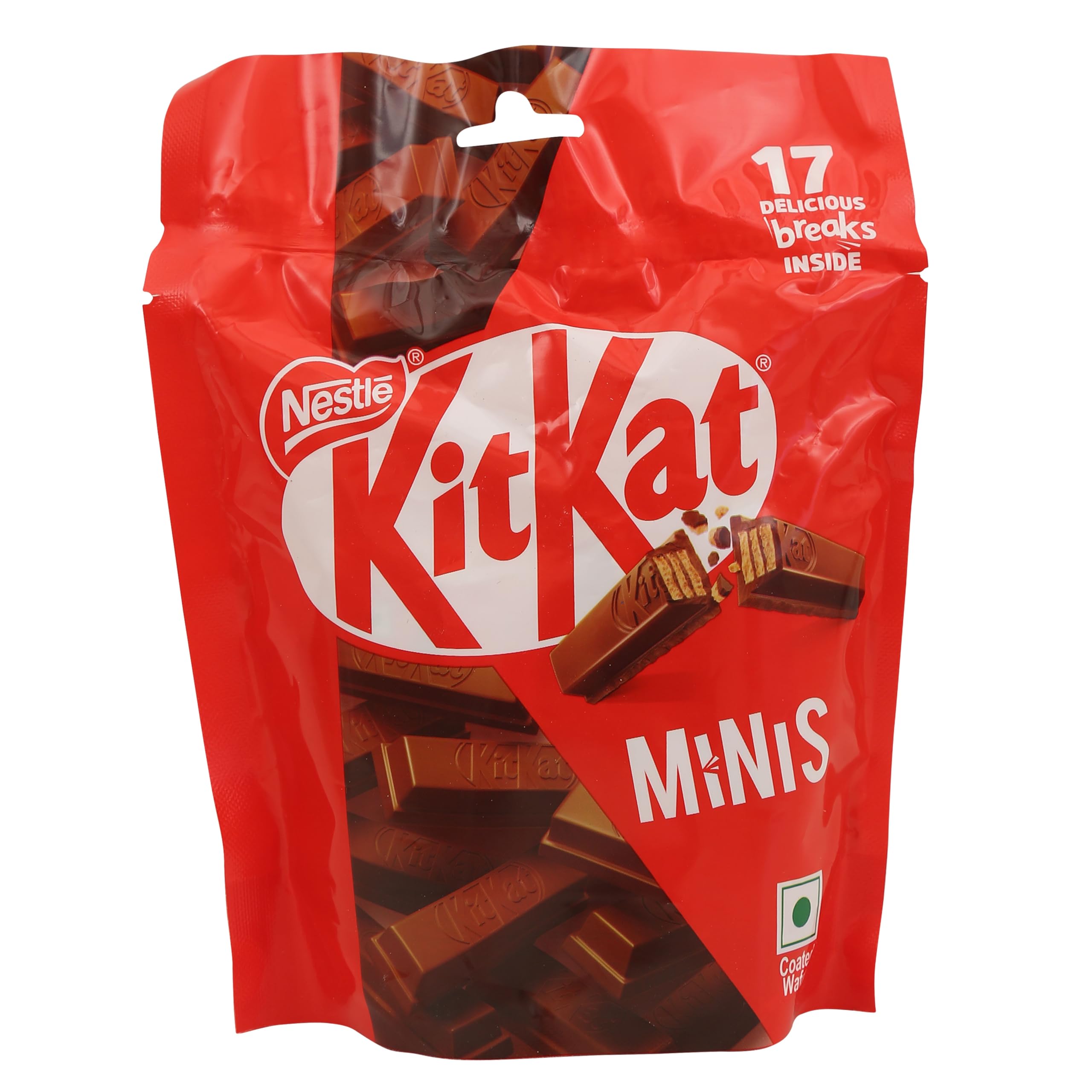 katページ Nestle KitKat Minis Chocolate Coated Wafer Bar - Share Bag, 125.8g