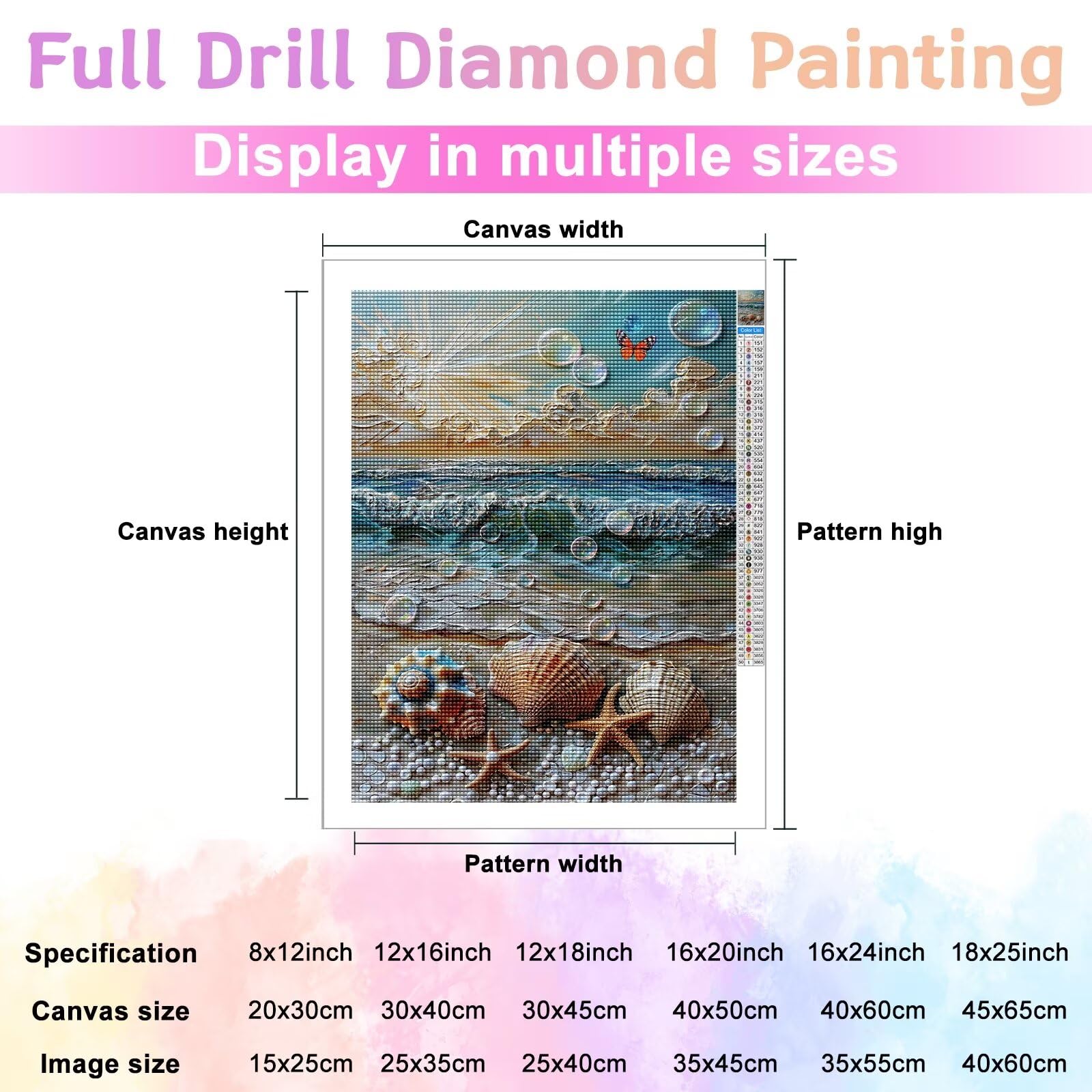 Amazon.com: MHELC Adult Diamond Painting Kit,5D Diamond Art