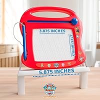 Vista 2 de Lollipop PAW Patrol Tablero magnético de dibujo para viajes para niños o niñas, Tablero de dibujo para llevar..
