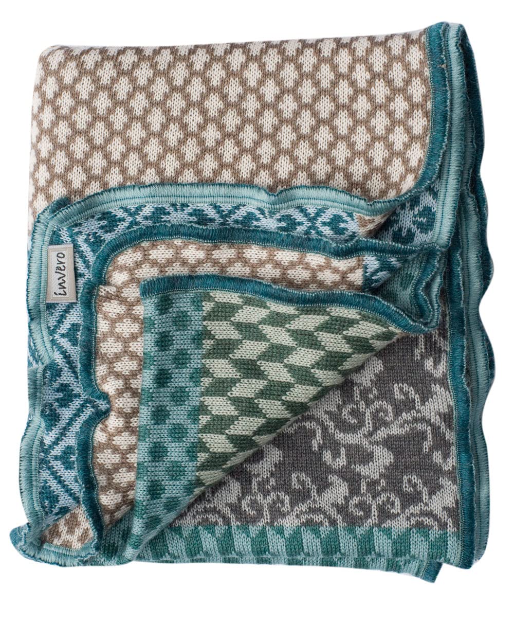 Invero, Sciarpa in lana merino Jane, 100% lana, Domani, 180x35 cm