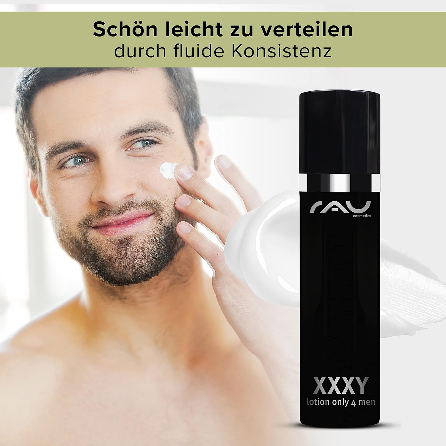RAU XXXY Lotion only 4 men 50 ml, Moisturising and Anti-Ageing Face Lotion For Men, with Essential Minerals, Lactate - Image 4