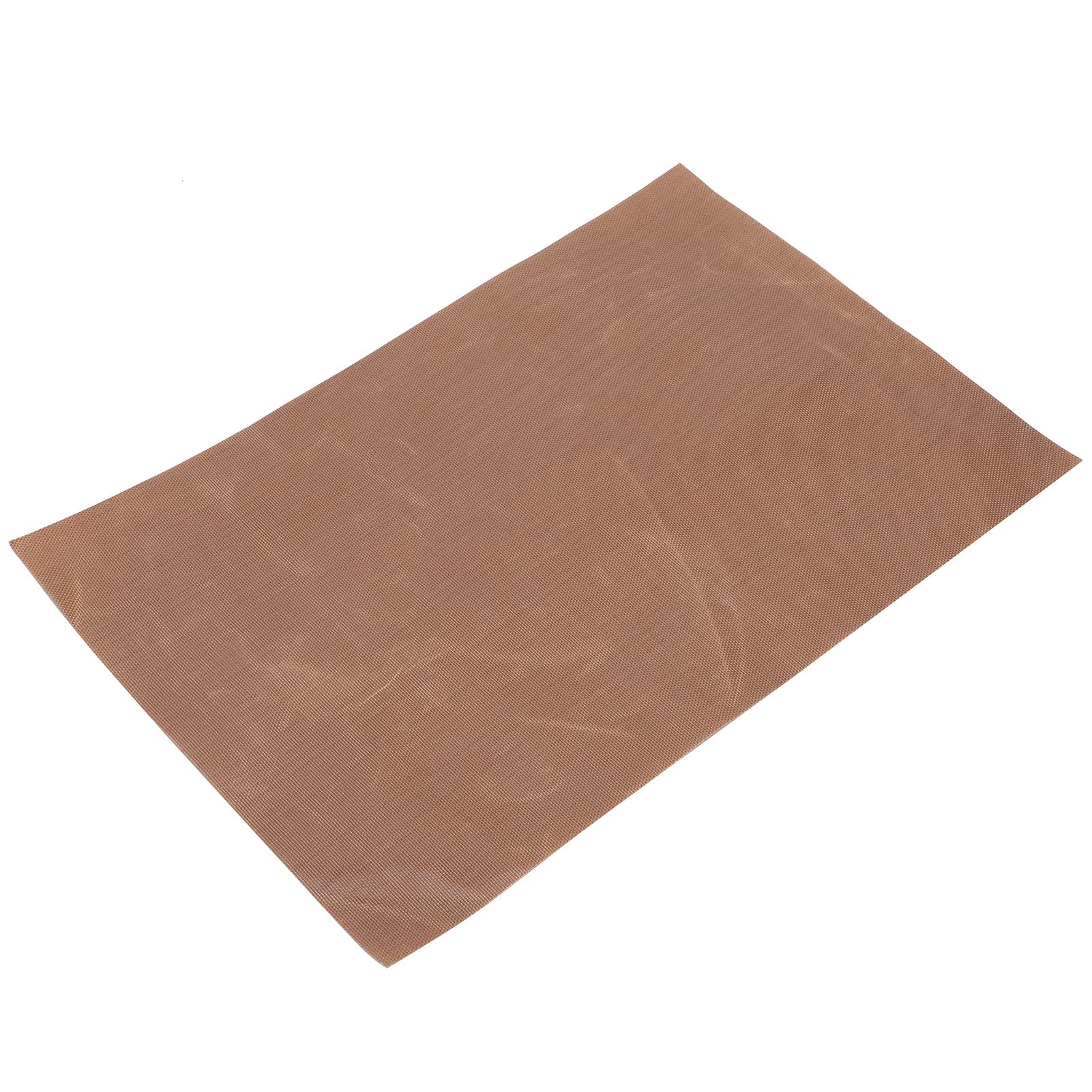 Ausla Foglio PTFE Carta Antiaderente PTFE, Tessuto in Fibra di Vetro 100 X 100 Cm, Superficie Antiaderente Resistente Al Calore e Al Freddo Facile da Pulire per Presse a Caldo e Asciugatrici (0.08)