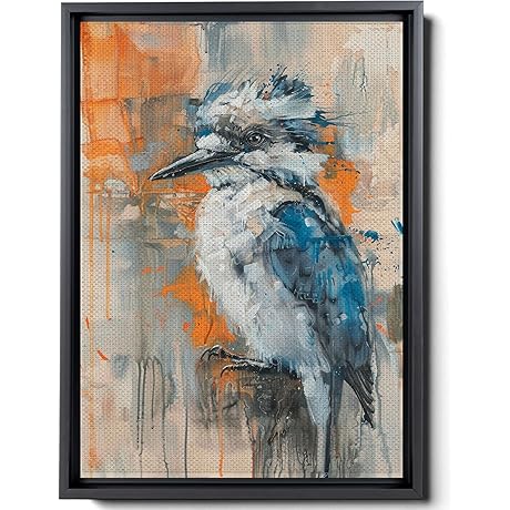 Daiga Dimza Bright Tufted Titmouse Wall Hanging