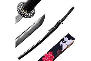 JIHPEN Samurai Sword, Authentic Katana of Real Metal