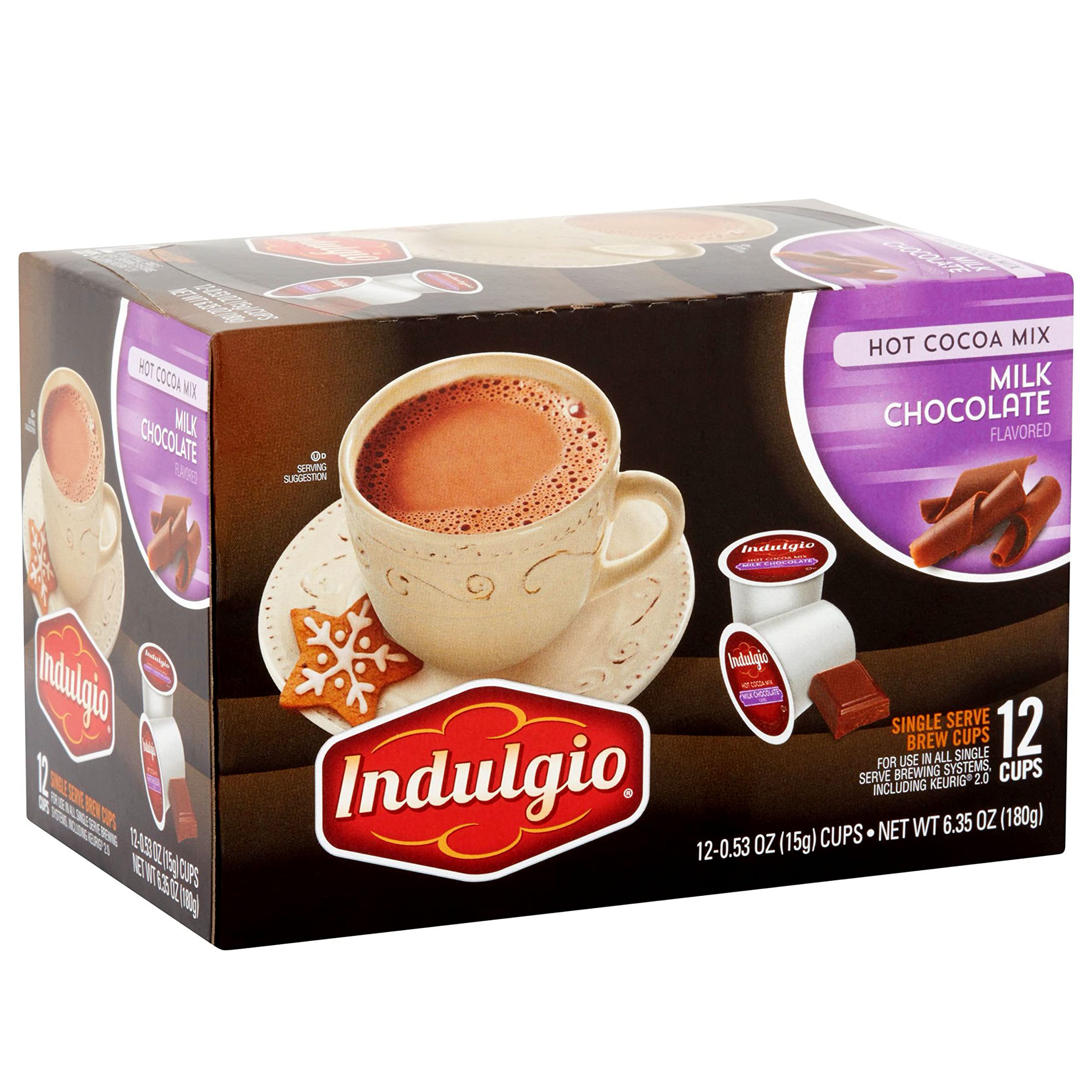 Trilliant Fg013073 Indulgio Milk Chocolate Hot Cocoa Single Serve Brew Cup