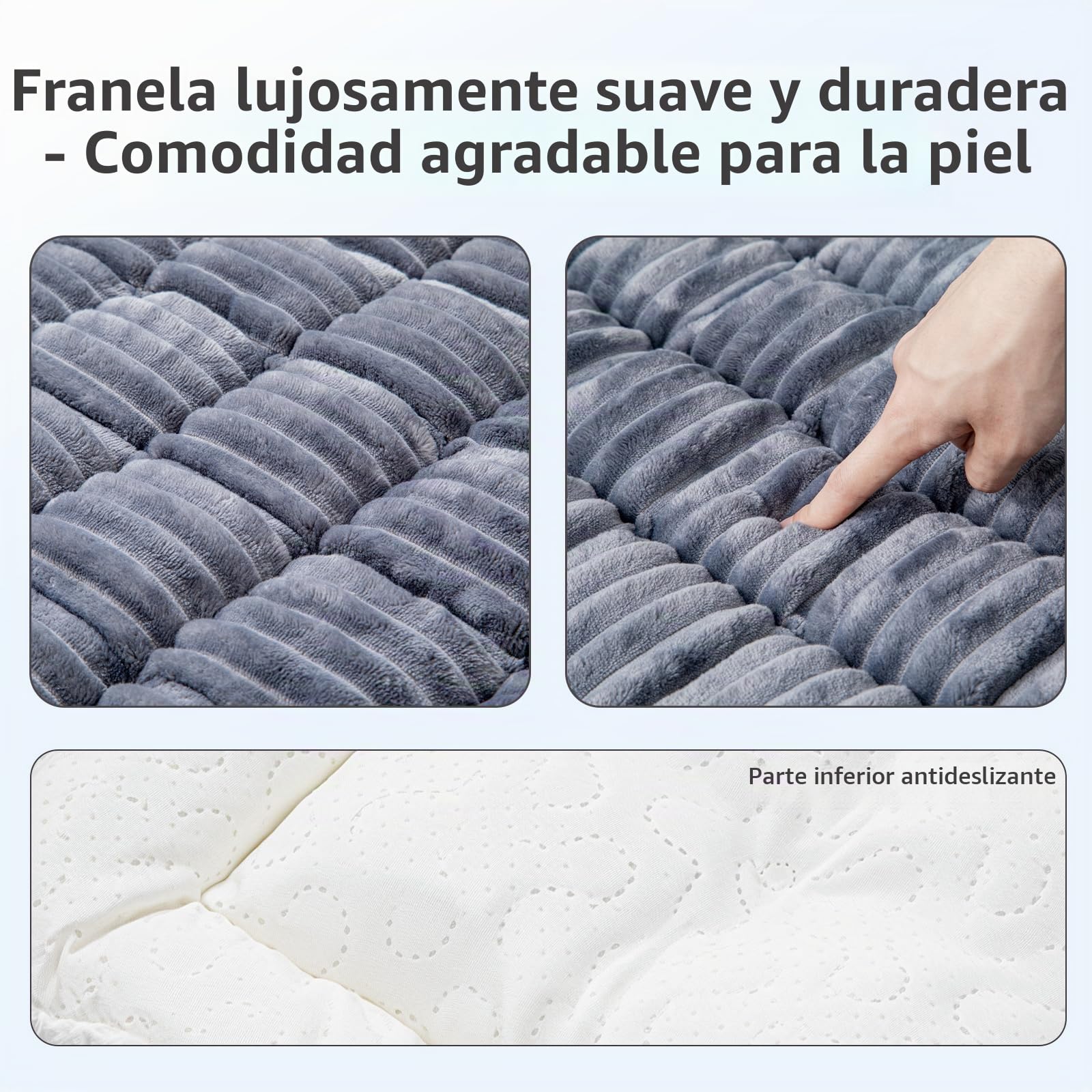 Alfombrilla de Cama para Mascotas para Asiento Trasero, Cama de Coche para Perros Grandes, Camas de Viaje de Felpa de Lujo con Parte Inferior Antideslizante, Ajuste Personalizado para