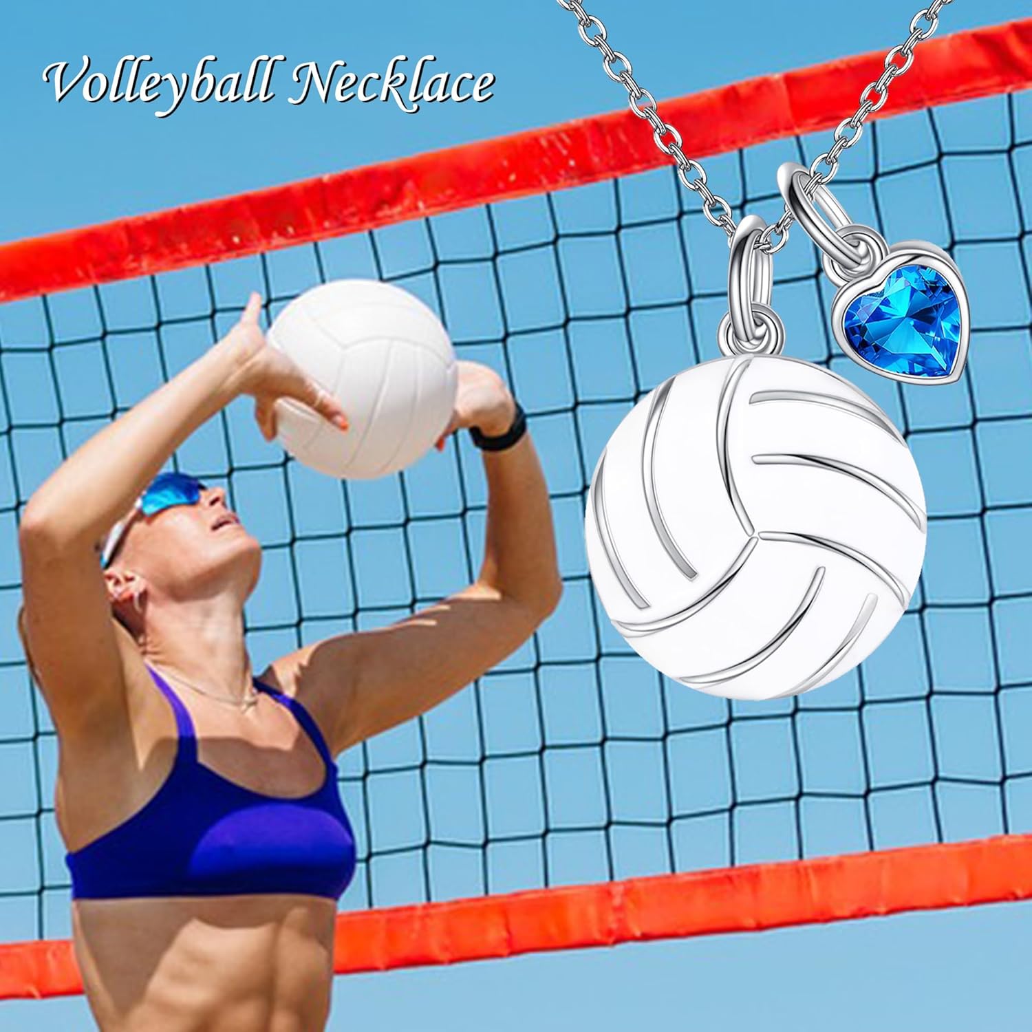 KQF バスケットボールネックレス 925スターリングシルバー ヘッドホンペンダント ヒップホップ バスケットボールジュエリー 男性/男の子へのギフトに スター