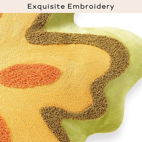 Miniatura 3 de Ashler - Almohada con forma de flor, bonito cojín de flores para sofá, exquisito patrón de flores, almohadas decorativas para sofá, cama, silla,