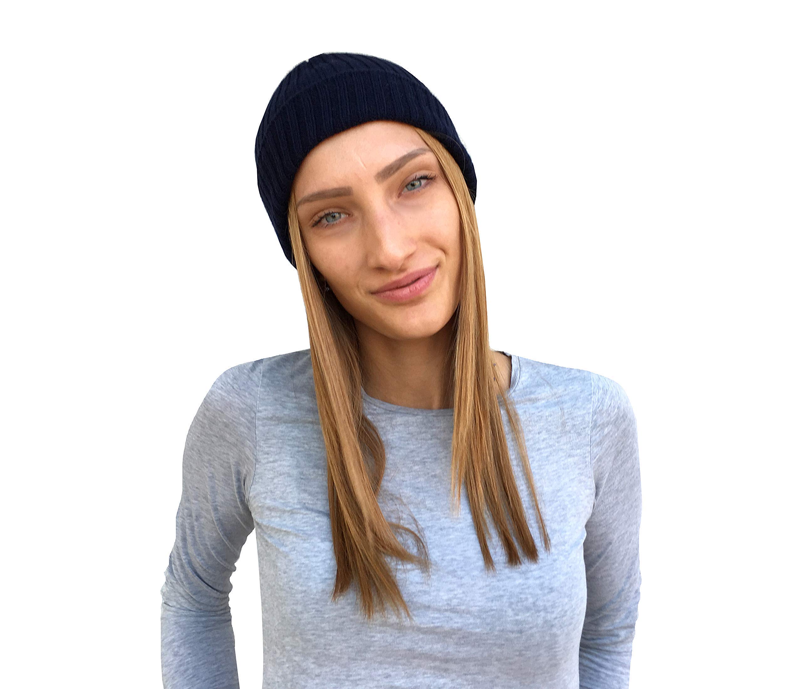 Berretto Donna Invernale Cashmere 100% Beige
