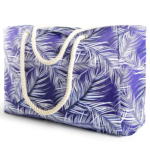 SRISE Large Beach Bag for Women and Men