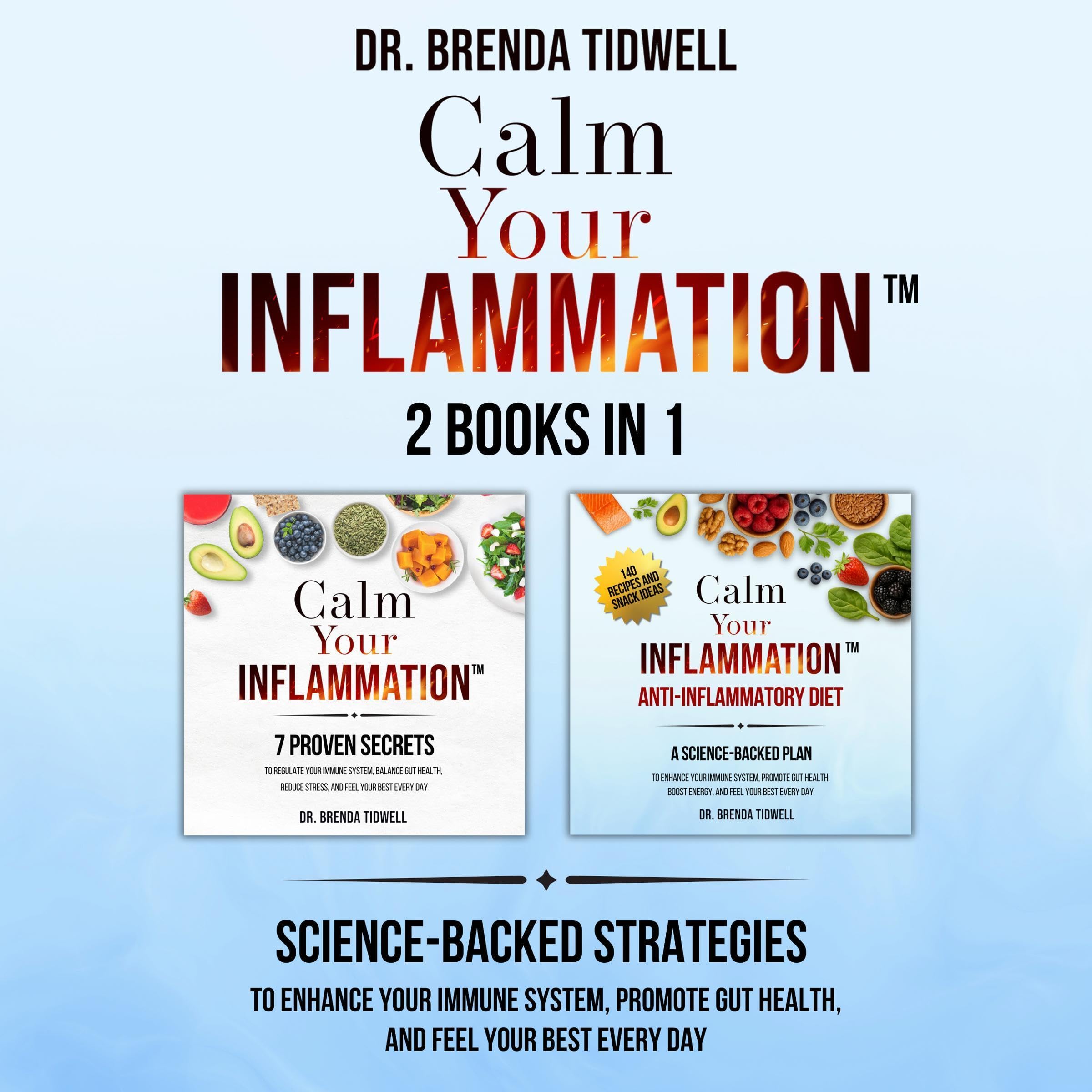 Cover art for Calm Your Inflammation: 2 Books in 1