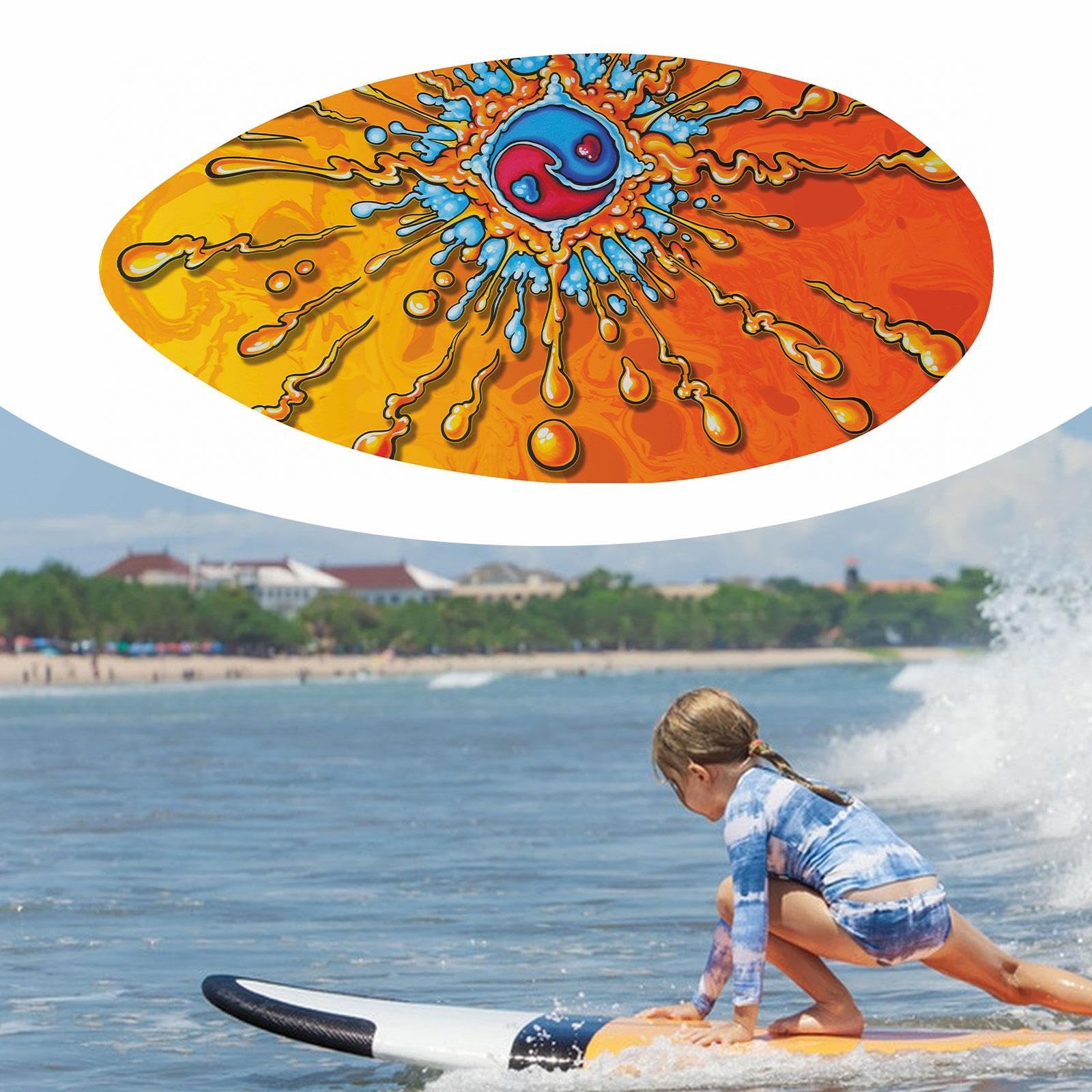 41" Skimboard, Holz Bodyboard, Gleitendes, Leichtes Surfbrett Aus Holz, Skimboard Wassersurfbrett für Kinder Und Jugendliche