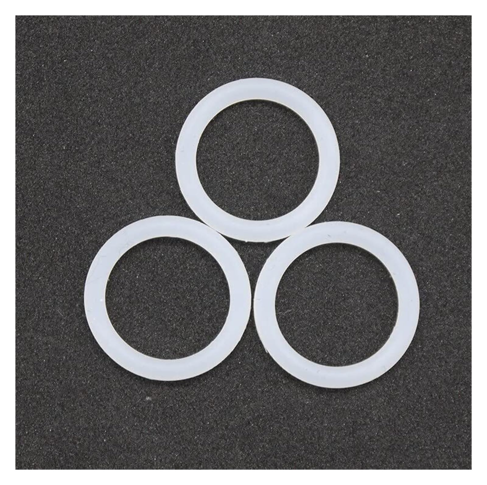 Silikonowe pierścienie uszczelniające O-ringi Uszczelka silikonowa Pierścień O-ring Biały 12 szt. 50 OD 5-80 mm CS 2(50pcs,OD 60mm CS 2mm)