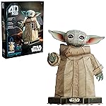 4D Build, Star Wars Grogu 3D Model Kit, Star Wars Collectibles & Desk Decor, Adult Puzzle, Building Toys, 103 Pieces, 3D Puzzles, Gift Ideas for Ages 12 & Up