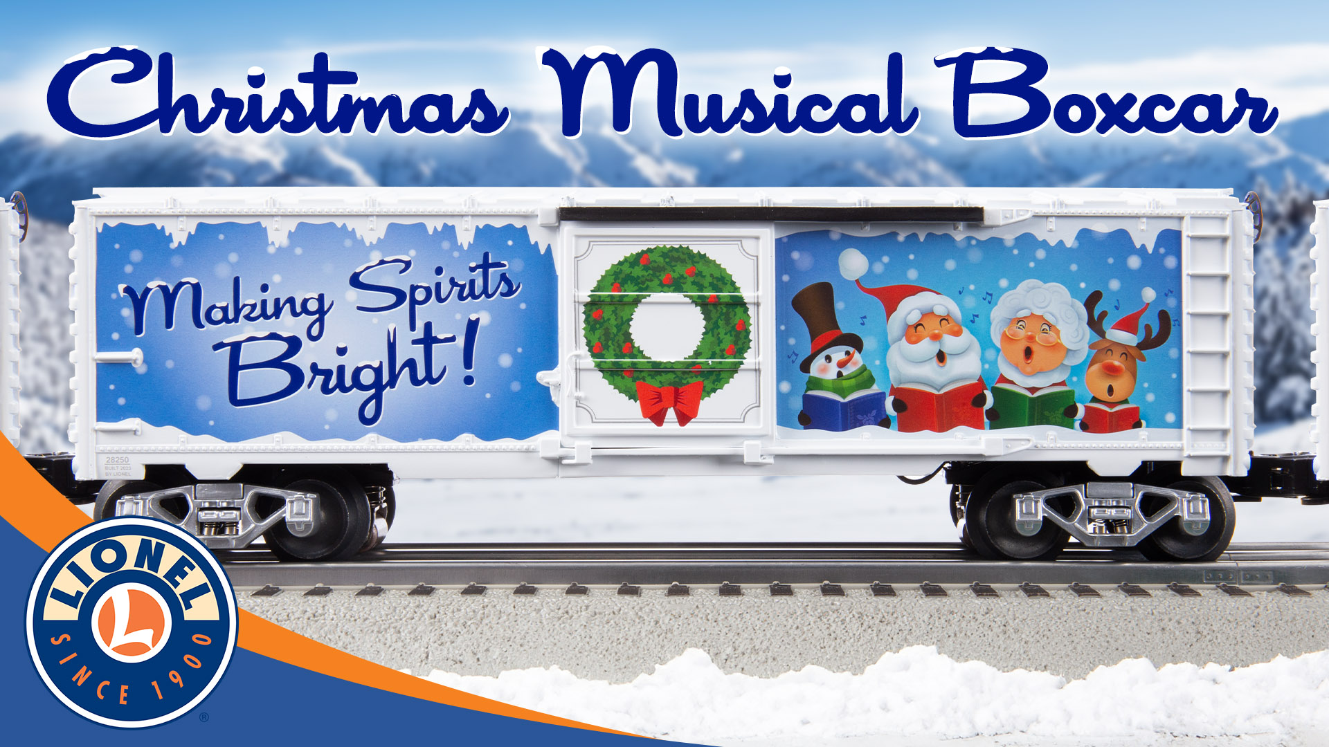 Amazon.com: Lionel 2023 Christmas Music Boxcar, Illuminated O
