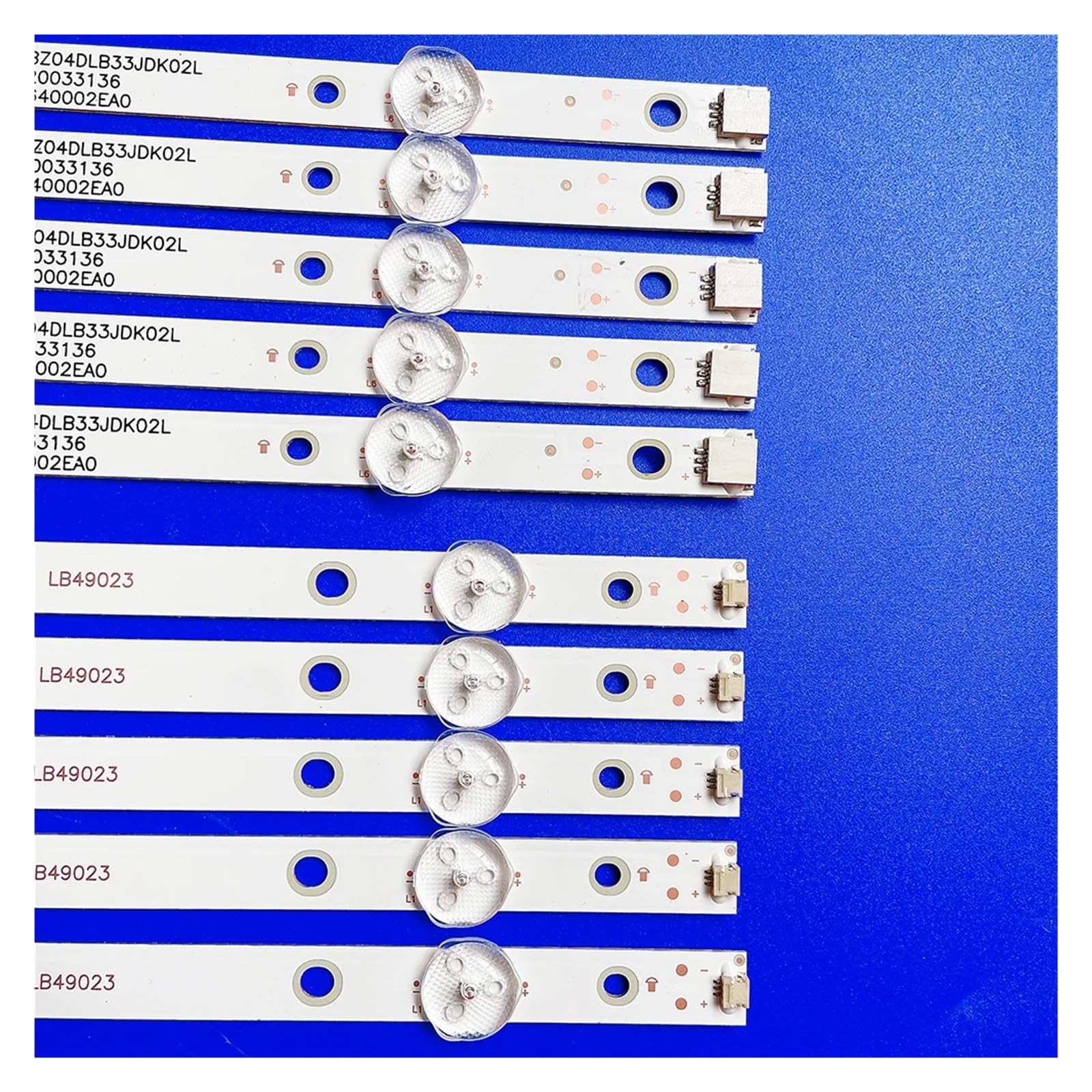 LED Backlight Strip for 49 "TV TT4906F LB49023 LB49021 V1_00 49PUS7503 49PUS6162 49PUS6412 49PUS6803 TPT490U2