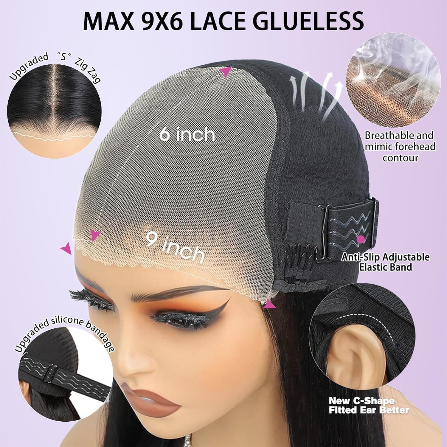 Body Wave Wigs Human Hair 200% Density - Image 3