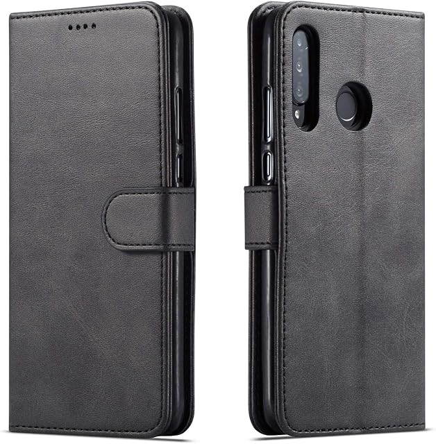 ZTOFERA Wallet Case for HUAWEI P30 Lite,Ultra Slim [Magnetic Closure] Retro Vintage Leather TPU Folio Inner Flip Wallet Stand with [Card Slots] Case Cover for HUAWEI P30 Lite - Black